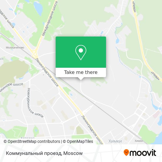 Коммунальный проезд map