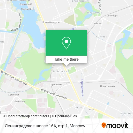 Ленинградское шоссе 16А, стр.1 map