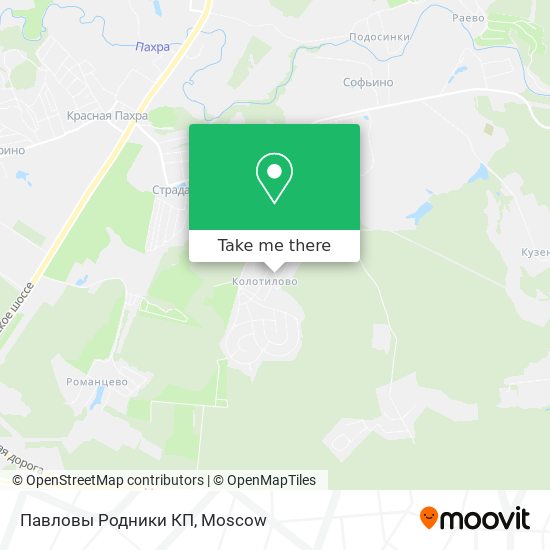 Павловы Родники КП map
