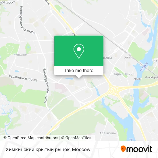 Химкинский крытый рынок map
