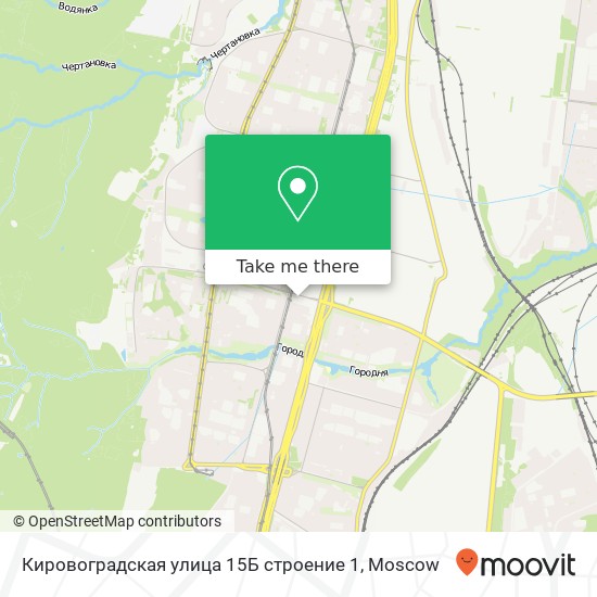 Кировоградская улица 15Б строение 1 map