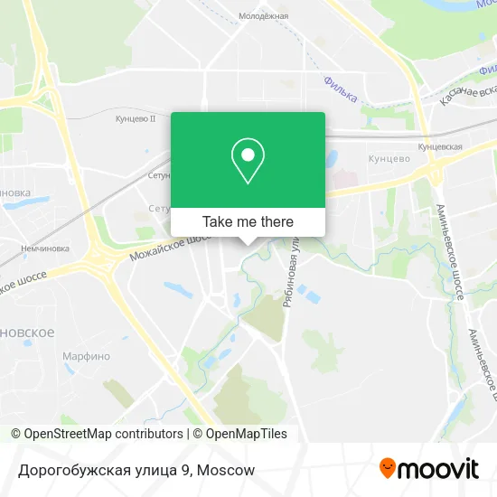 Дорогобужская улица 9 map