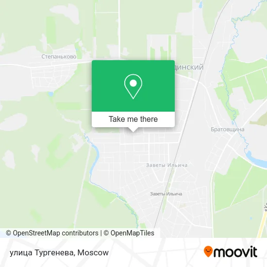 улица Тургенева map