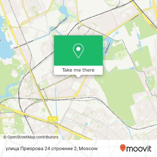 улица Приорова 24 строение 2 map