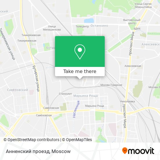 Анненский проезд map