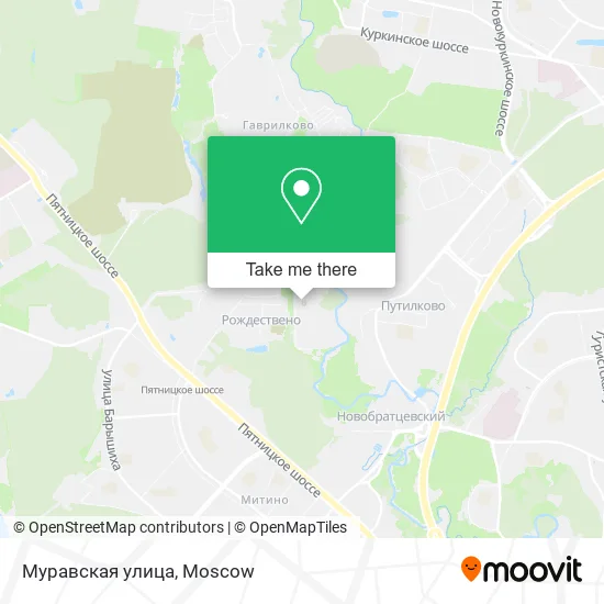 Муравская улица map