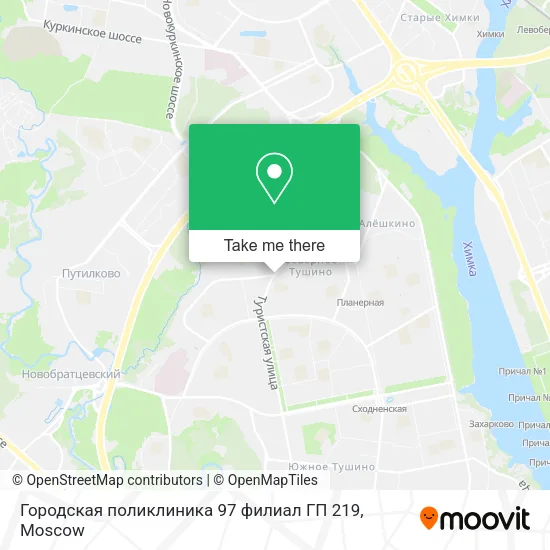 Городская поликлиника 97 филиал ГП 219 map