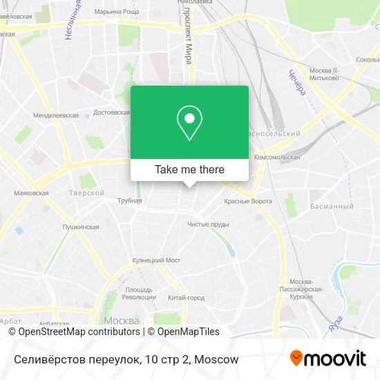 Селивёрстов переулок, 10 стр 2 map