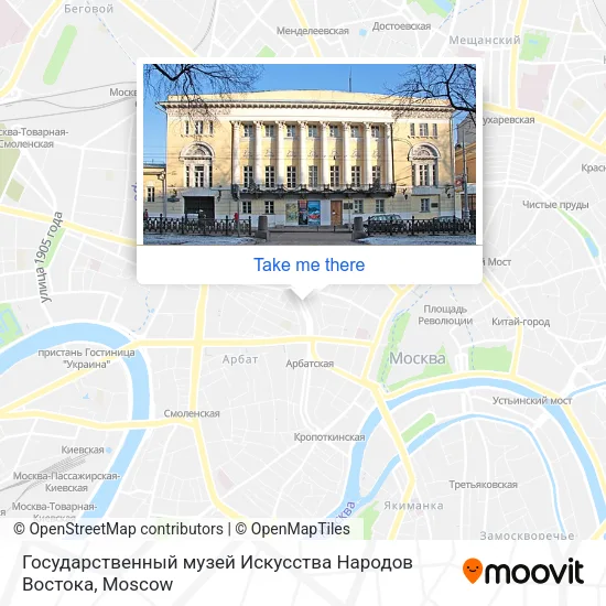 Государственный музей Искусства Народов Востока map