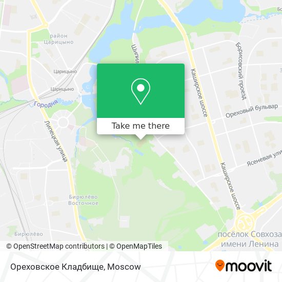 Ореховское Кладбище map