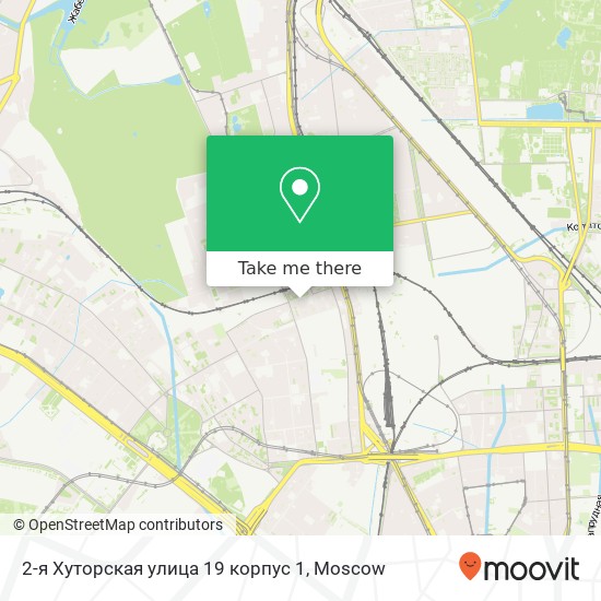 2-я Хуторская улица 19 корпус 1 map