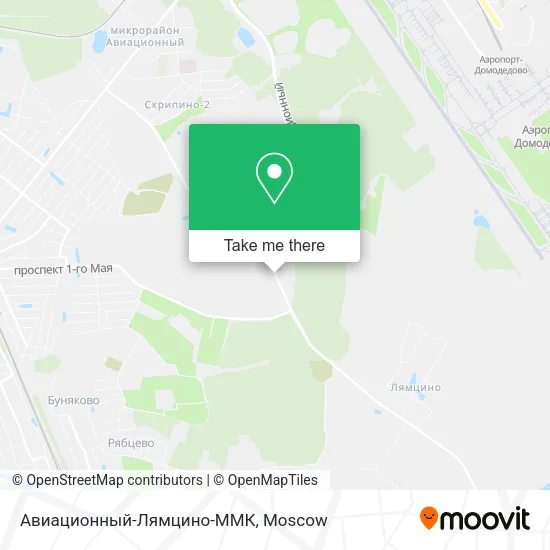 Авиационный-Лямцино-ММК map