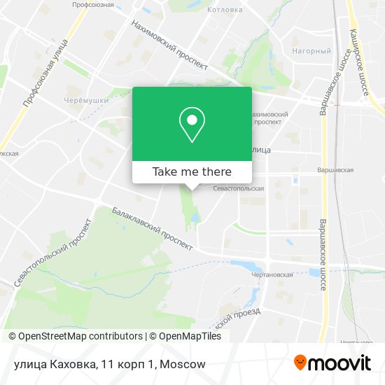 улица Каховка, 11 корп 1 map