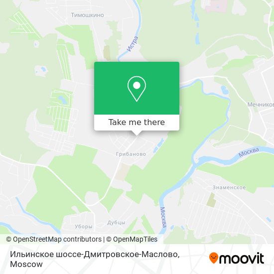 Ильинское шоссе-Дмитровское-Маслово map