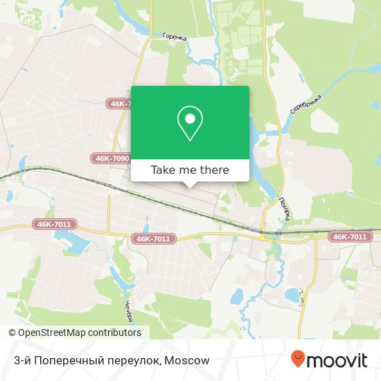 3-й Поперечный переулок map