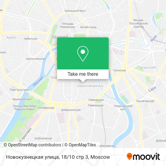 Новокузнецкая улица, 18 / 10 стр 3 map