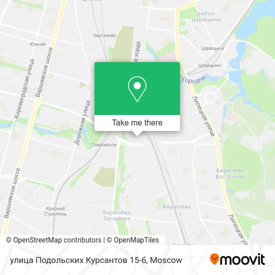 улица Подольских Курсантов 15-б map