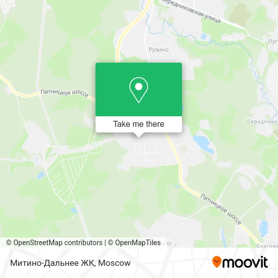 Митино-Дальнее ЖК map