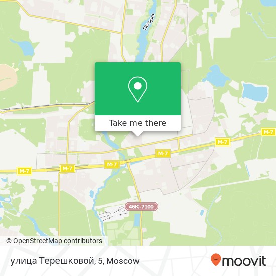 улица Терешковой, 5 map