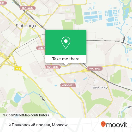 1-й Панковский проезд map