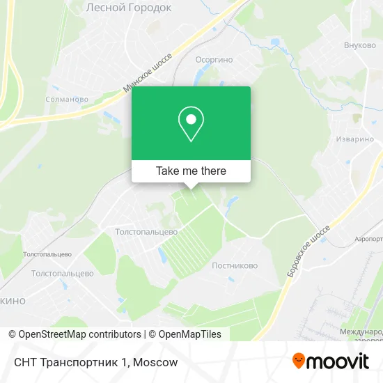 СНТ Транспортник 1 map
