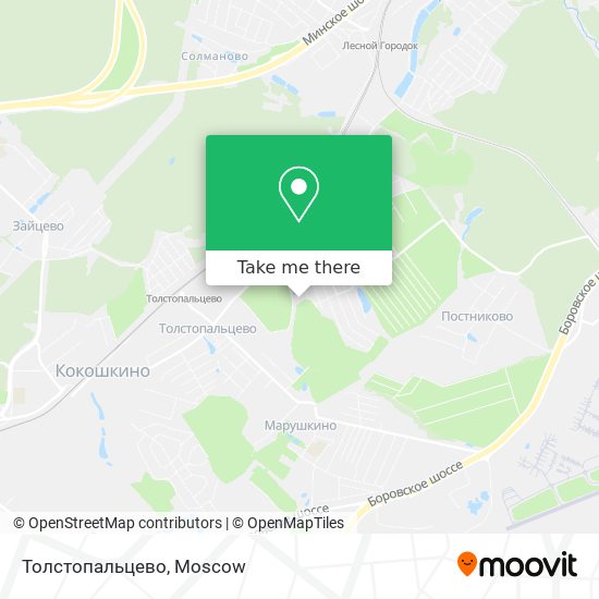 Толстопальцево map