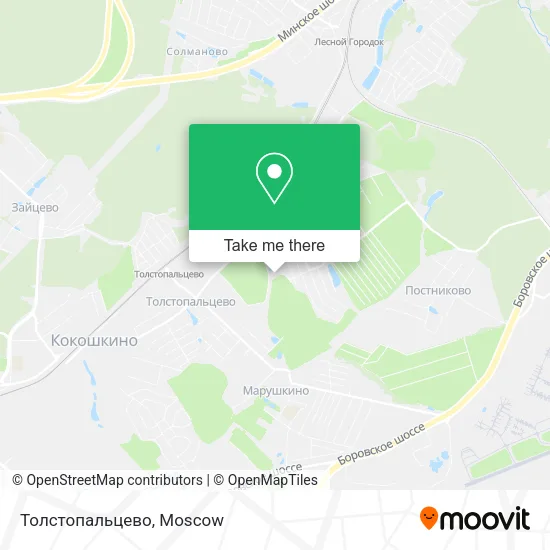 Толстопальцево map
