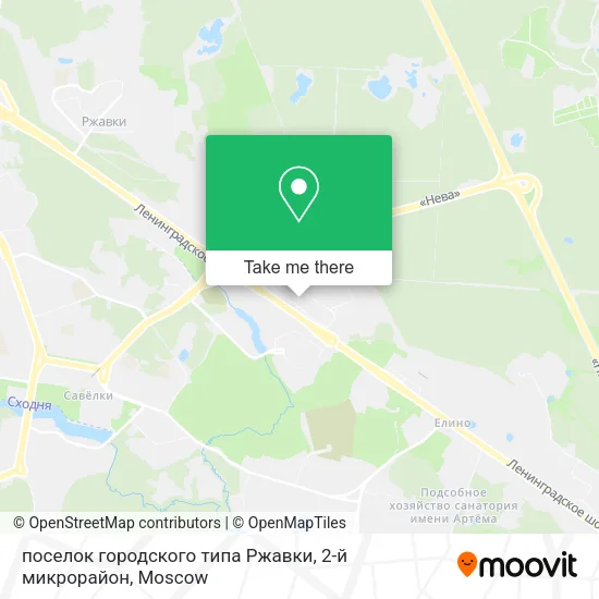 поселок городского типа Ржавки, 2-й микрорайон map