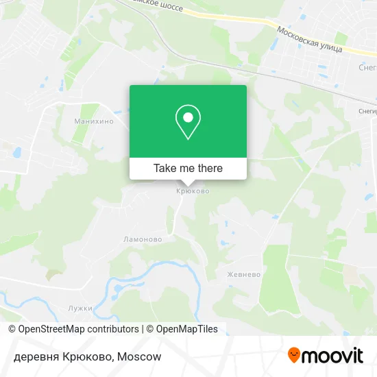 деревня Крюково map