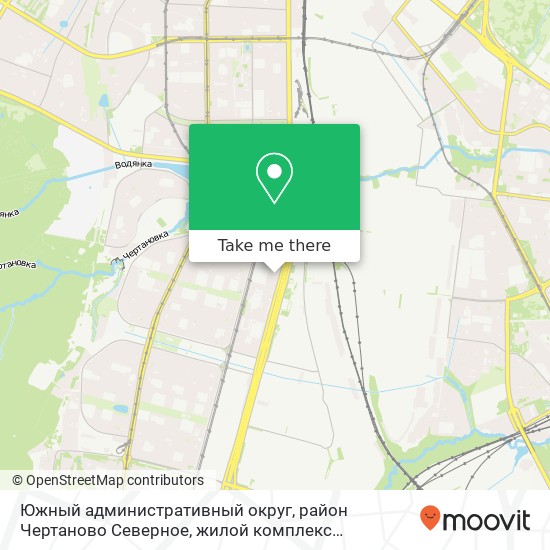 Южный административный округ, район Чертаново Северное, жилой комплекс Чертаново Северное 7Б map