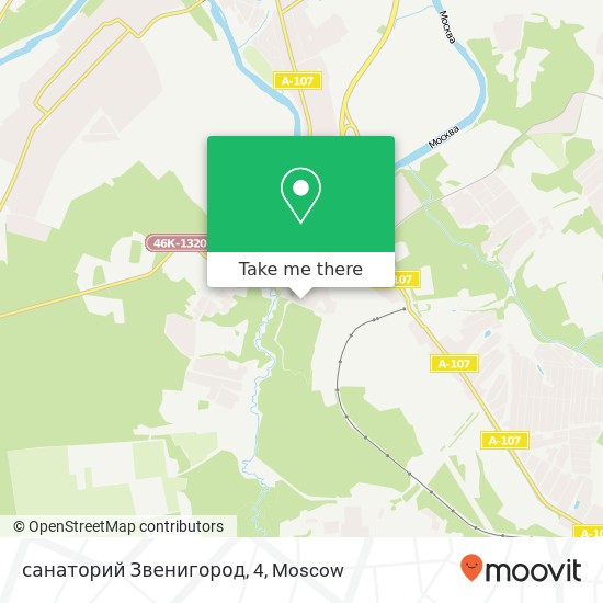 санаторий Звенигород, 4 map