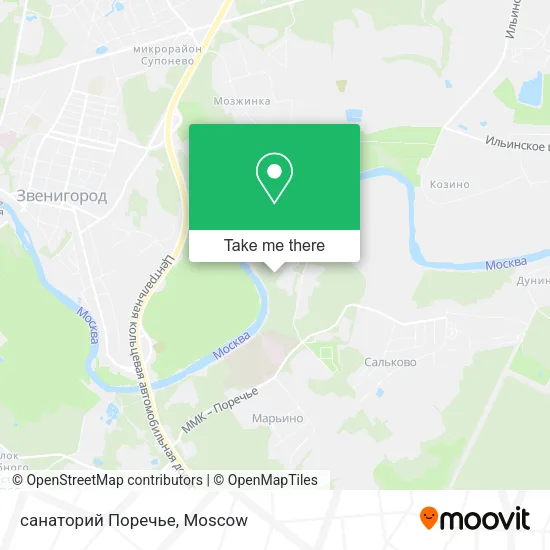 санаторий Поречье map
