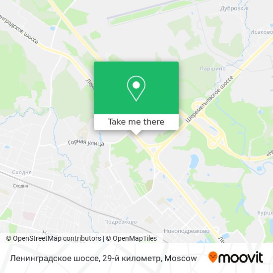 Ленинградское шоссе, 29-й километр map