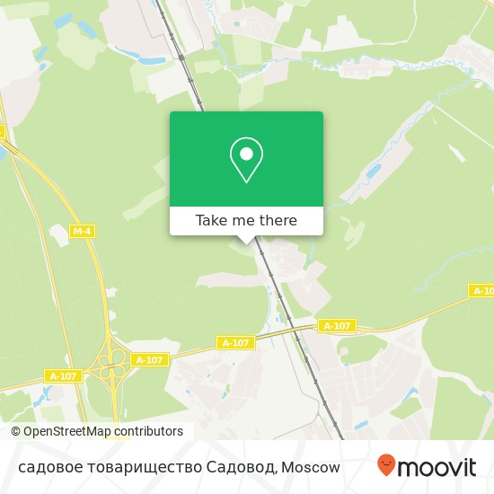 садовое товарищество Садовод map