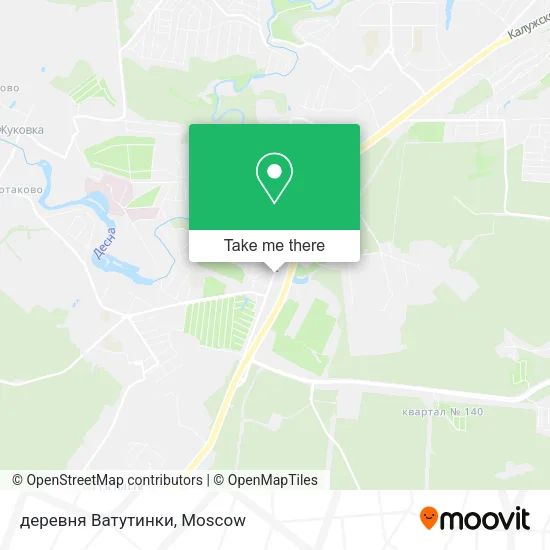 деревня Ватутинки map