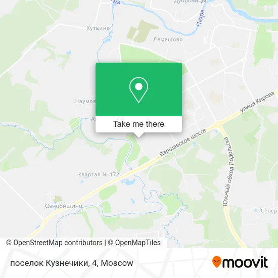 поселок Кузнечики, 4 map