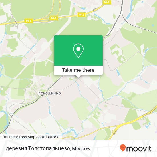 деревня Толстопальцево map