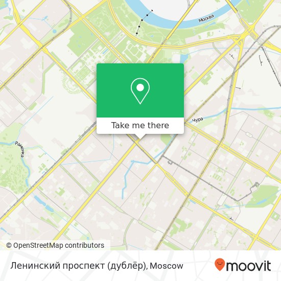 Ленинский проспект (дублёр) map