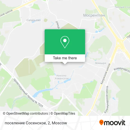 поселение Сосенское, 2 map