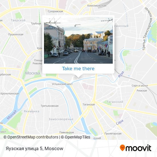 Яузская улица 5 map