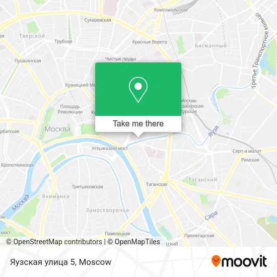 Яузская улица 5 map