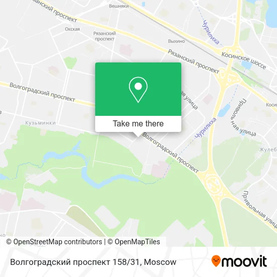 Волгоградский проспект 158/31 map