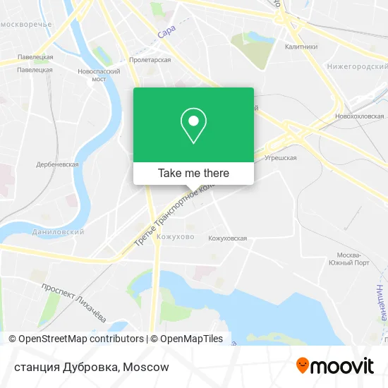 станция Дубровка map