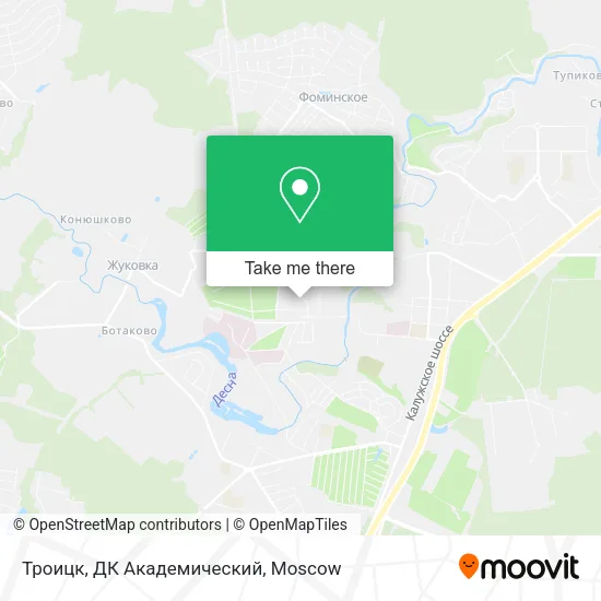 Троицк, ДК Академический map