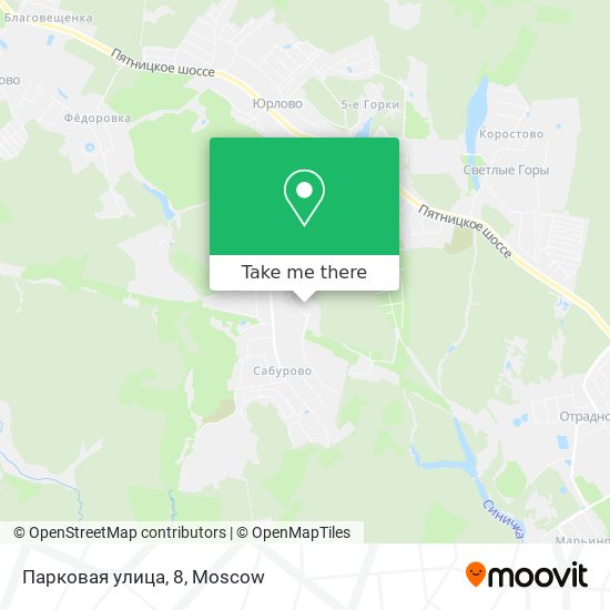 Парковая улица, 8 map