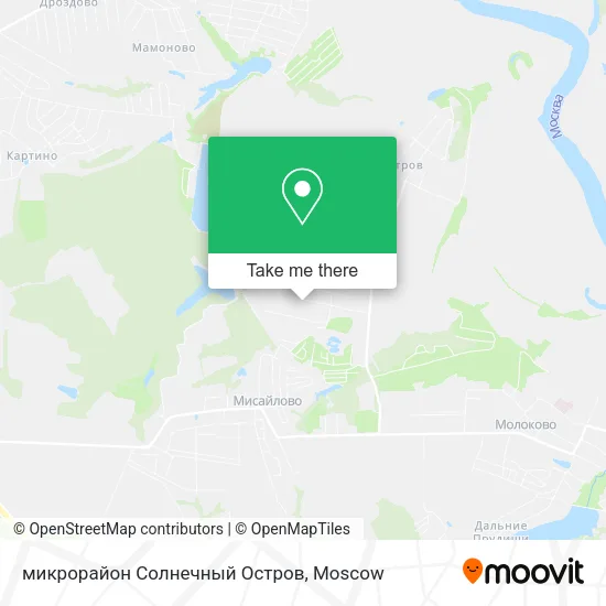 микрорайон Солнечный Остров map