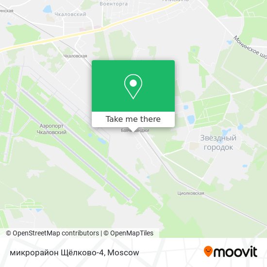 микрорайон Щёлково-4 map