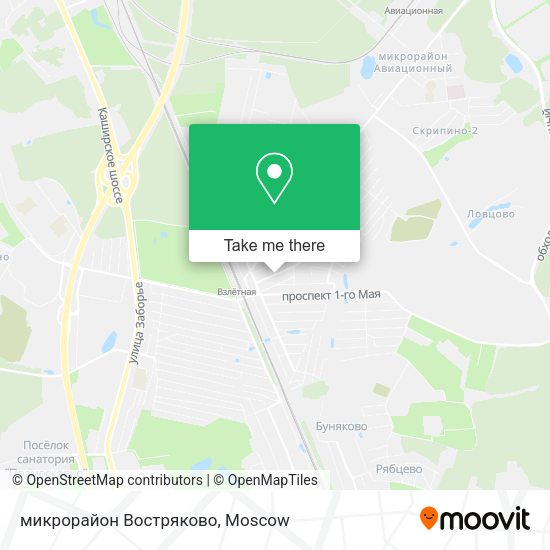 микрорайон Востряково map