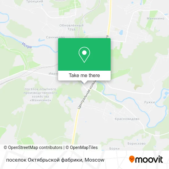поселок Октябрьской фабрики map
