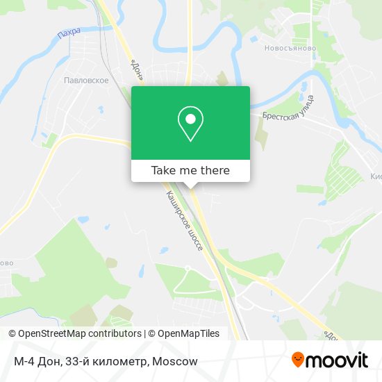 М-4 Дон, 33-й километр map